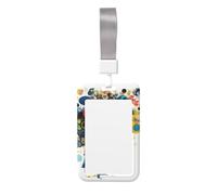 Artificial Intelligence Brain Print Vertical Card Badge Holder Appropriate for Teachers Students Doctors Office Staff