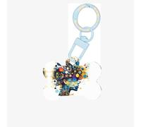 Artificial Intelligence Brain Printing Dog Tag Bone Shaped Double Sided Pattern Dog Id Tags Bone Shaped Pet Name Tags Dog Collar Tags