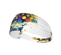 Artificial Intelligence Brain Printing Elastic Exercise Headband - Moisture-Wicking For Basketball, Running, Tennis & All Sports​