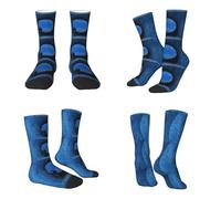 Artificial Intelligence Brain Stylish Adult Socks Breathable, Comfortable Fit For Daily Wearsports For Footwear Fashion With Allover Print Design
