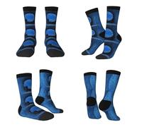 Artificial Intelligence Brain Stylish Adult Socks Breathable, Comfortable Fit For Daily Wearsports For Footwear Fashion With Allover Print Design