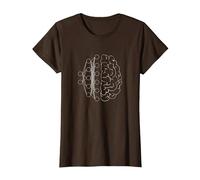 Artificial Intelligence | Deep Learning Neural Network T-Shirt, Women, Brown, X-Large