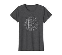 Artificial Intelligence | Deep Learning Neural Network T-Shirt, Women, Dark Heather Grey, X-Small