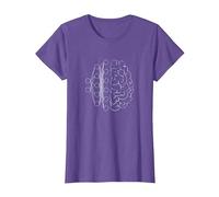 Artificial Intelligence | Deep Learning Neural Network T-Shirt, Women, Purple Heather, X-Large
