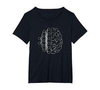 Artificial Intelligence | Deep Learning Neural Network T-Shirt, Women's Plus, Black, 4X