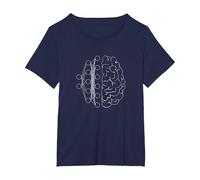 Artificial Intelligence | Deep Learning Neural Network T-Shirt, Women's Plus, Navy Blue, 2X