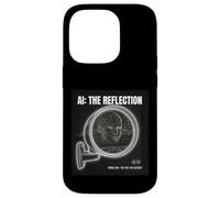 Artificial Intelligence Mirror Data Self Cyberpunk Large AI Case for iPhone 14 Pro