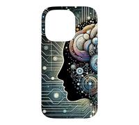 Artificial Intelligence Technology for Techie Cool AI Case for iPhone 14 Pro