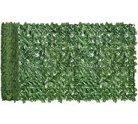 Artificial Ivy 1.5 x 14m - Green Wall Decor for Balcony Outdoor Trellis Fake Hedge for Privacy Protection Garden Decoration.