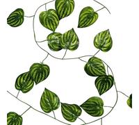 Artificial Ivy Artificial Hanging Plants Liana Silk Fake Ivy Leaves For Wall Green Decoration Home Decor Party Vines 240cm Leaf (Color : Watermelon leaves, Size : 6pcs)