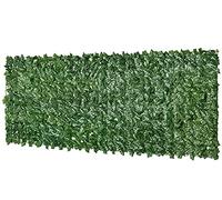Artificial Ivy Fence 1x10m Garden with Realistic Fake Leaves Trellis for Balcony & Yard Decorative Plant Wall Covering Outdoor Greenery Decor