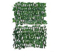 Artificial Ivy Fence, Garden Screening Expanding Trellis Fence Privacy Screen Artificial Plants Fence Outdoor Garden Decoration-Grape