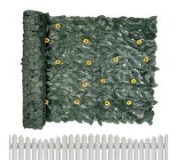 Artificial Ivy Fence Panel - for Garden Balcony & Patio - Rust-Resistant Outdoor Wall Decoration - Eco-Friendly Greenery Solution