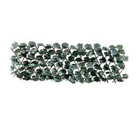 Artificial Ivy Fence Panels, Artificial Hedge Rolls, Realistic Fence Panels, Expandable from 40 to 200 Cm, Suitable for Decorative Fencing in Gardens, Balconies, and Outdoor Areas (Green C)