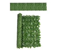 Artificial Ivy Fence Screening - Synthetic Hedge Panel, Artificial Ivy Leaf Barrier, Faux Vine Leaf Decoration, Garden UV Shield Hedge Roll Screen, Garden Privacy Screen, Balcony