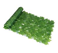 Artificial Ivy for Balcony, Garden Greenery Panels, Outdoor Decoration, Hedge Fencing, Lattice Leaf Wall Covering (Color: A, Size: 100x750cm)