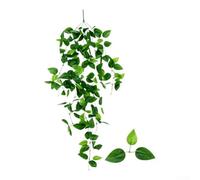 Artificial Ivy Garland 100cm Silk Vine Green Leaf(C) | Lifelike silk material, vibrant green leaves, realistic texture, 100cm length, wedding party decor