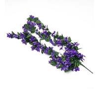 Artificial Ivy Garland 85cm Silk Fake Vine Wedding(Purple) | Silk and plastic blend, 85cm length, wedding arch decor, uv resistant, non-fading green leaves