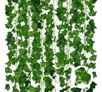 Artificial Ivy Garlands - Set Of 6, 210Cm Length