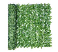 Artificial Ivy Hedge Roll - Artificial Hedge Ivy Garden Fence Roll Privacy Screen Wall | UV Fade Protection Privacy Hedging Wall Landscaping Garden Outdoor Indoor Fence Balcony Screen