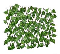 Artificial Ivy Leaf Fence Screen 120cm Green Privacy(120CM) | Lifelike green ivy leaves, 120cm height, blocks view, vibrant outdoor aesthetic, garden fence solution
