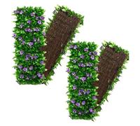 Artificial Ivy Privacy Fence - 200x40 cm Garden Trellis Panels for Outdoor Decoration - UV Resistant Ivy Screen Perfect for Garden Privacy and Aesthetic Appeal