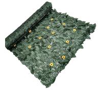 Artificial Ivy Privacy Fence - 9.84ft Decorative Aesthetic Backdrop | Privacy Screen for Balcony Patio Garden Porch Apartment Backyard Outside, Faux Foliage Hedge Wall Covering, Outdoor Screening Set