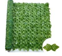 Artificial Ivy Privacy Fence Green Leaf Hedge for Home and Garden Balcony Decoration 50x100cm Durable Faux Plant for Outdoor Privacy and Aesthetic Appeal