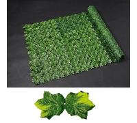 Artificial Ivy Privacy Fence Panel50x100CM Green Leaf Hedge for Home Outdoor Garden Balcony DecorationUV Resistant Fake Plant for Instant Privacy and Aesthetic Appeal