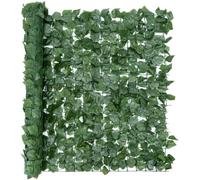 Artificial Ivy Privacy Fence Roll - Green Leaf Wall Covering for Balcony & Patio - UV Resint, Easy Inllat - Ideal for Outdoor Privacy Soluts