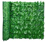 Artificial Ivy Privacy Fence Screen, Artificial Hedges Fence, Garden Privacy Screening Wall Panel Vine Leaf Decoration (A- 0.5x1m)
