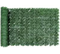 Artificial Ivy Privacy Fence Screen, Expandable Artificial Hedges Fence and Faux Ivy, Garden Privacy Screening Wall Panel Vine Leaf Decoration, UV Resistant (1M*3M)