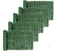 Artificial Ivy Privacy Fence Screen - Expandable Faux Leaf Trellis Panel with UV Resistant Greenery - Outdoor Garden Wall Panel for Balcony, Patio, Fence, or Indoor Privacy Decor (1m x 3m) (5)