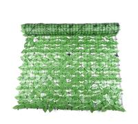 Artificial Ivy Privacy Fence Screen - UV-Resistant Faux Greenery Hedge Panels, Dense Leaf Privacy Screen for Patio, Balcony, Garden, Backyard Indoor Outdoor Decor (with Zip Ties) (a,1 * 1m)