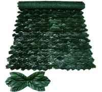 Artificial Ivy Privacy ScreenBalcony Green WallGarden Leaf DecorFaux HedgeOutdoor DecorationMaple Leaves50 x 400 cmUV Resistant