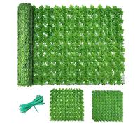 Artificial Ivy Privacy ScreenUVResistant Green Wall Decor for Balcony & Garden Ideal Outdoor Privacy Solution & Decorative Hedge Enhance Your Space with Lush Greenery