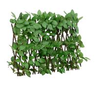 Artificial Ivy Trellis Expandable Garden Privacy Fence Screen Green vidaXL