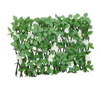 Artificial Ivy Trellis Expandable Garden Privacy Fence Screen Green vidaXL