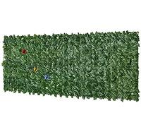Artificial Ivy Trellis Fence 2m x 20m - Garden Wind-Proof Plant Wall Detive Leaf Panel for Outdoor Sning & Protect (6.56ft x 65.62ft)