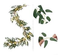 Artificial Ivy Vine 190cm Realistic Green Leaves Wall Decor(Style B)