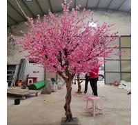 Artificial Japanese Cherry Blossom Trees, Artificial Cherry Blossom Trees for Decorating Wedding Sites, Photography Buildings, Clothing Stores(4 * 4m)
