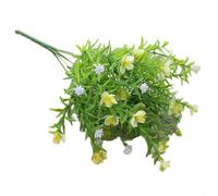 Artificial Jasmine and Wild Chrysanthemum Flowers, Silk Fake Plants for Home Wedding Office Decoration, 35cm(yellow)