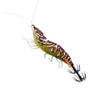 Artificial Jig Baits for Saltwater Squid Glow in the Dark | Artificial Shrimp Shape for Squid - for Outdoor River Lake Pond Holiday Family Night Morning