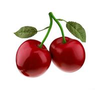Artificial Large Decoration Realistic Red Foam Double Head Fruit Ornament for Home Party Wedding