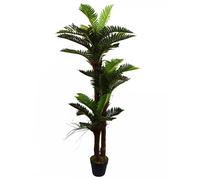 Artificial Large Palm Tree With Natural Trunk 150Cm - Realistic Plant By Botanik