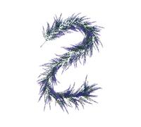 Artificial Lavender Garland - 6Ft Reusable Centerpiece | Artificial Flower Garland Purple Lavender For Front Door Window Wall Table Staircase Christmas Party Wedding