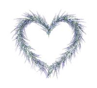 Artificial Lavender Garland - Six Feet Floral Arrangement, Reusable Purple Centerpiece, Fake Flower Display, Versatile Decorative Element for the Front Door | Showcase with