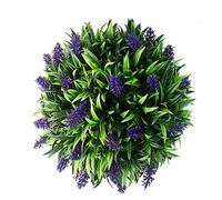 Artificial Lavender Plant Green Simulation Simulation Plastic Straw Ball Plastic Straw Ball Topiary Lifelike Door Garden Decor 30cm