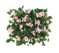 Artificial Leaf Hedge for Balcony Railing Faux Leaf Trellis for Outdoor Privacy Decorative Greenery Screen for Patio and Garden UV Resistant Plant Wall Decor