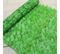 Artificial Leaf Privacy Fence, Green Ivy Hedge, Fake Plants for Home, Garden, Balcony Decor, 100 x 300 cm, Outdoor, Lush Foliage Decoration